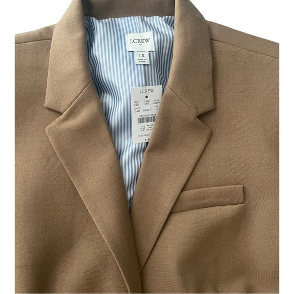 NWT J. Crew Blazer  Original School Boy Blazer in Camel - Picture 5 of 6